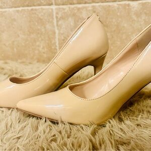 Malandrino Nude Patent Women's Pumps